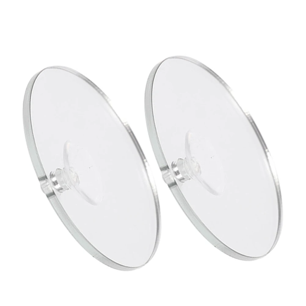 

2Pcs 8Cm Acrylic Betta Mirror: Dual-Purpose Aquarium Training Accessory with Mirror and Floating Ball for Betta Fish Tank