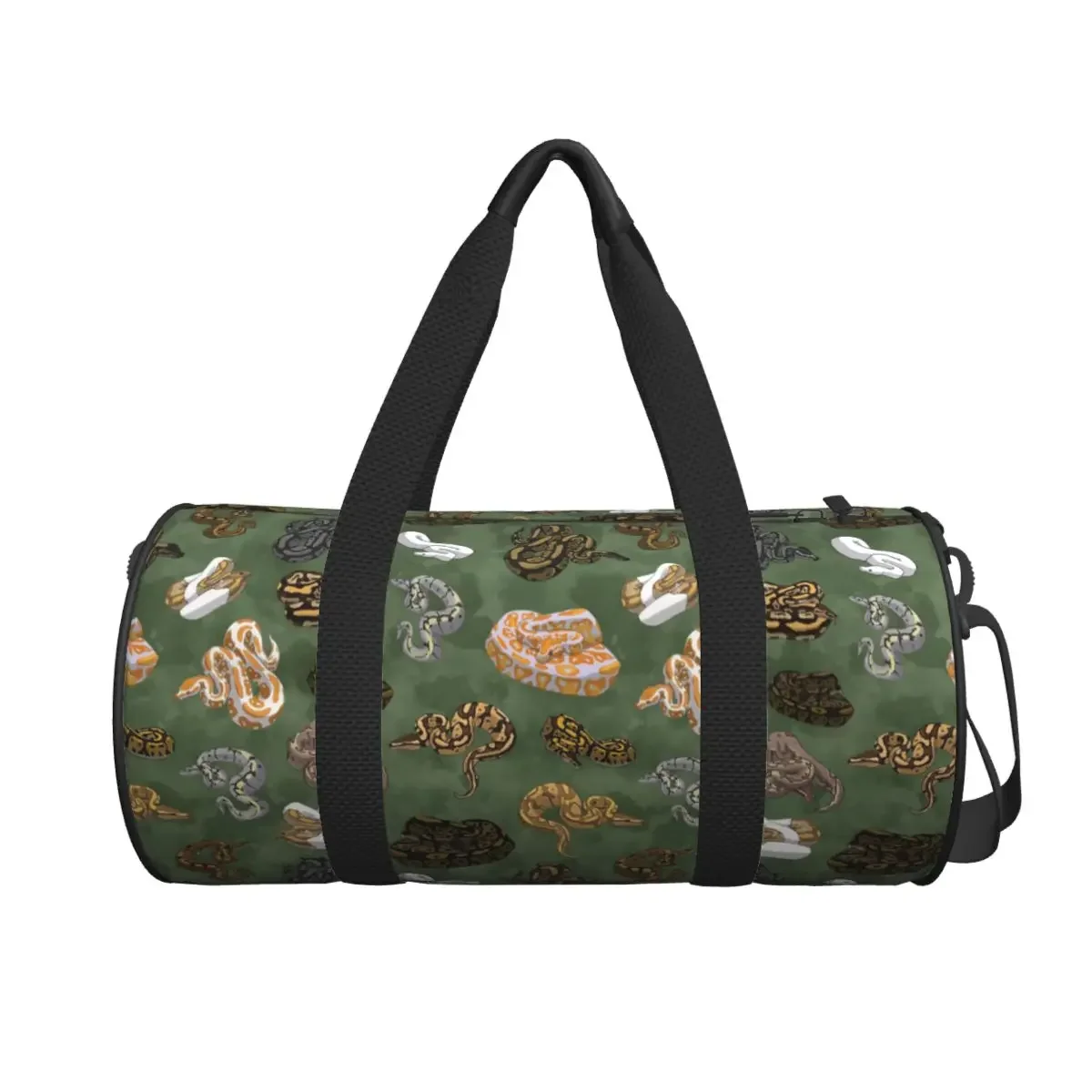 

Мяч Python Morphs Pattern Moss Green Большая спортивная сумка Водонепроницаемая дорожная сумка Duffle Сумки Сумка для фитнеса