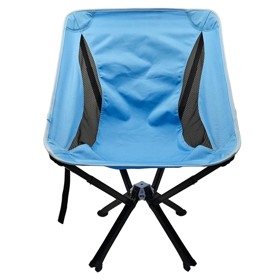 Large Size Aluminum Alloy Camping Chair Quick-Open and Quick-Fold Moon Chair With Modern Design for Outdoor Use
