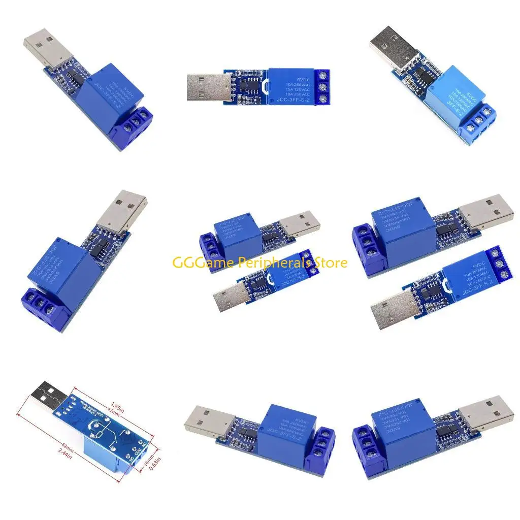 

U55B Programmable USB Switching 10A Load Capacity Overcurrent Protective Board