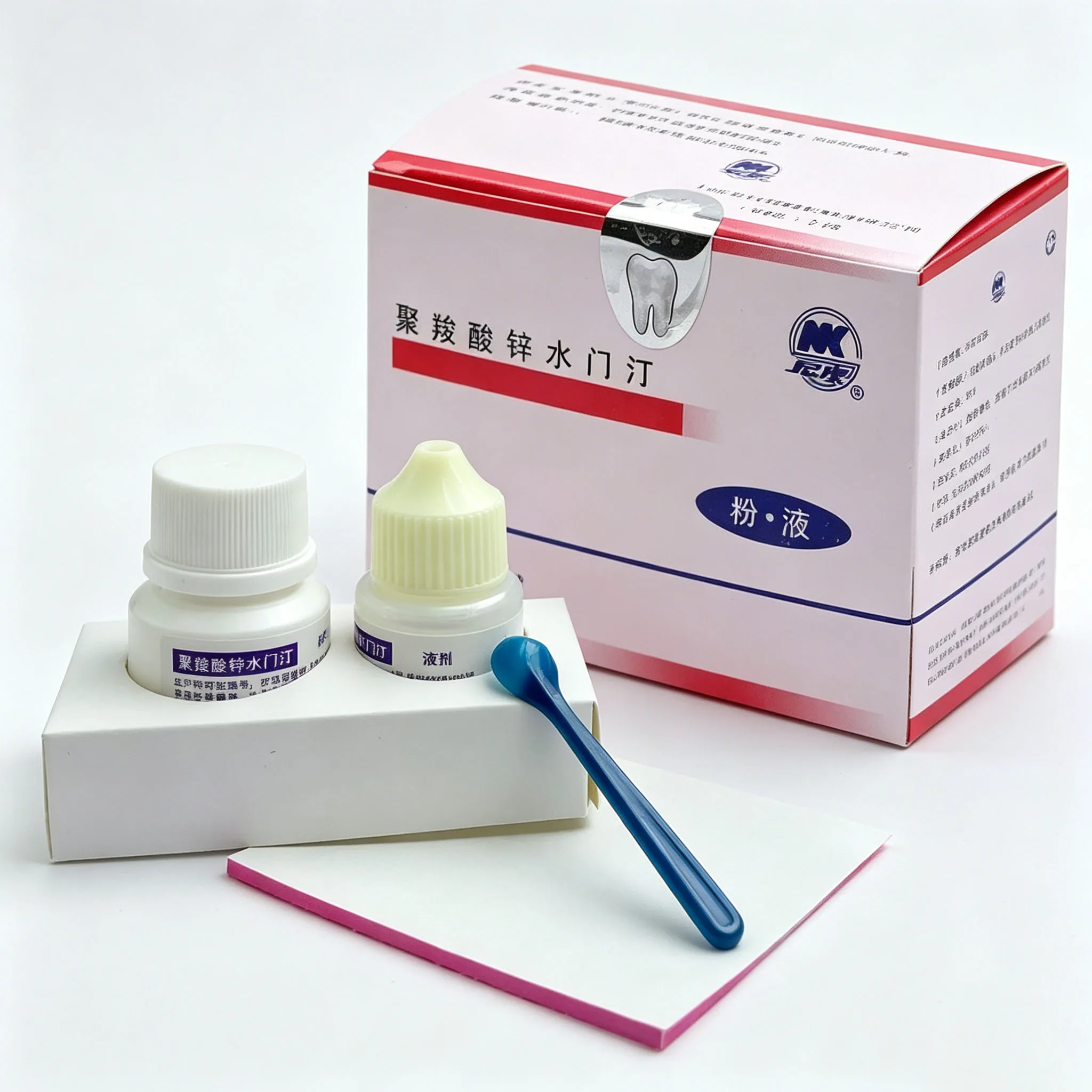 Zinc Polycarboxylate Dental Cement, Permanent Adhesive for Crowns, Bridges & Dentures, Extra Strong Bonding Material
