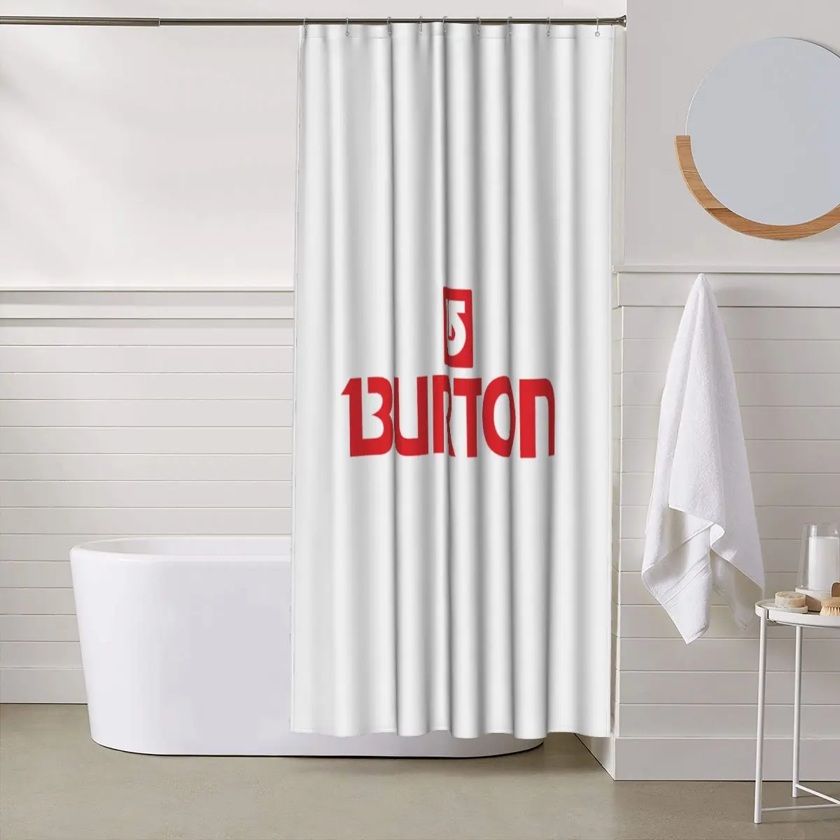 

Водонепроницаемая занавеска для душа Burton Snowboard Sportive из полиэстера с крючками