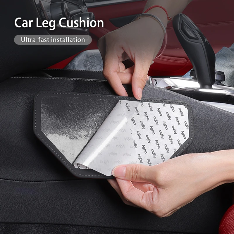 Car Armrest Elbow Pad Leather Auto Door Leg Knee Cushions For Skoda Rapid MK3 Derivative VisionS Yeti Scala Enyaq-iV view 5