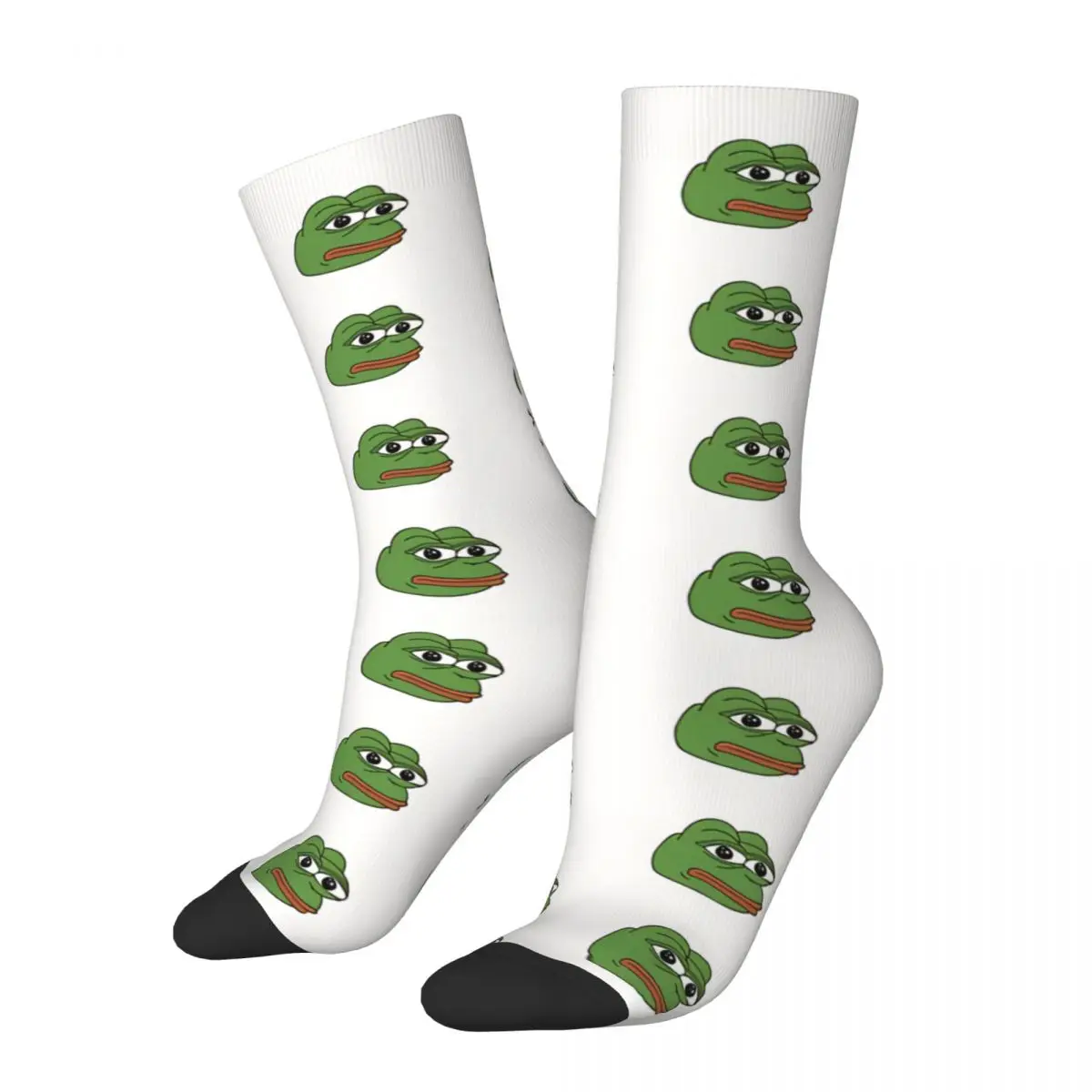 

Sad Frog Meme Men Women Socks Windproof Novelty Spring Summer Autumn Winter Stockings Gift