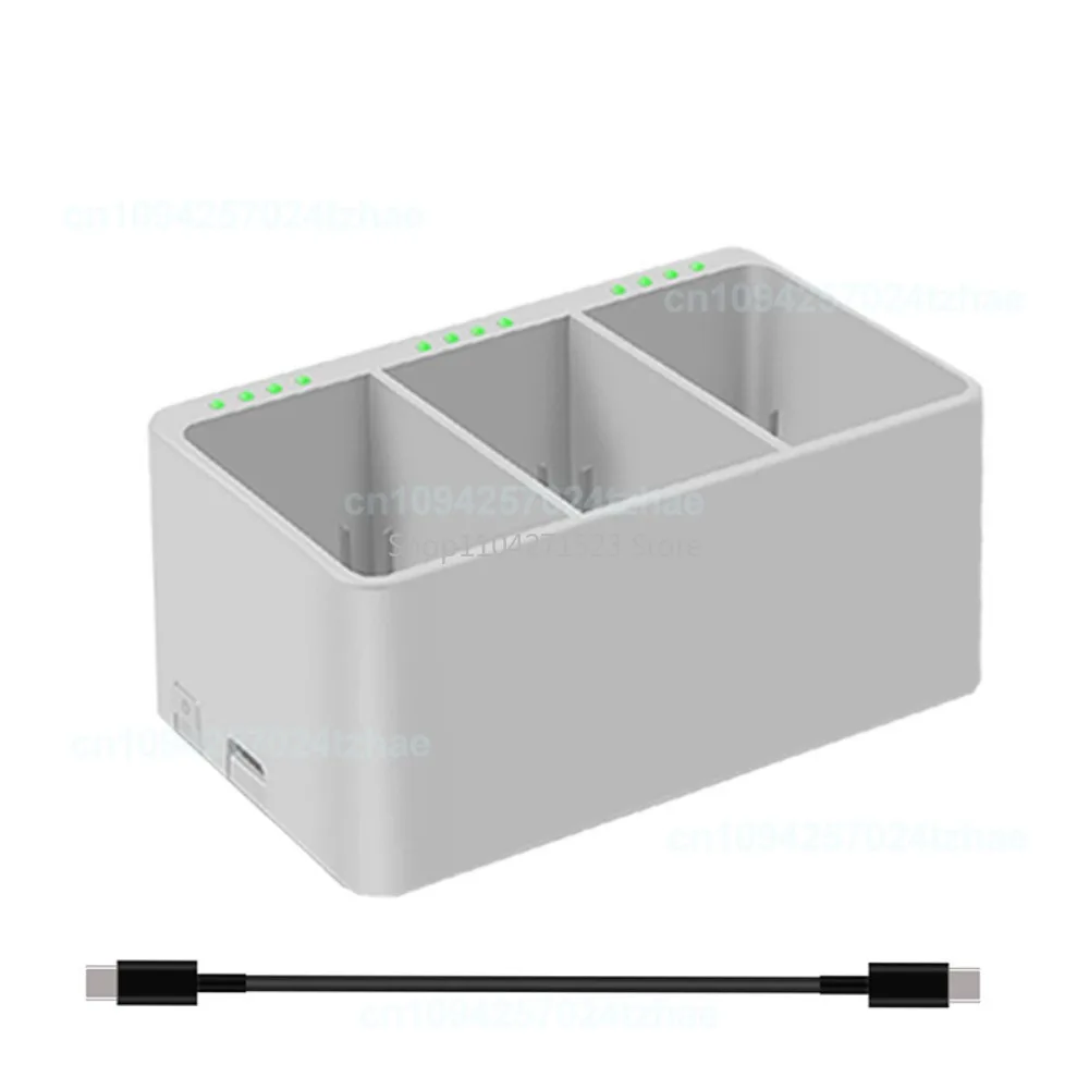 

Зарядное устройство для дрона для DJI Mini 4 Pro с 3-сторонним зарядным устройством-концентратором для Mini 3/3 Pro, аксессуары для аккумуляторов БПЛА