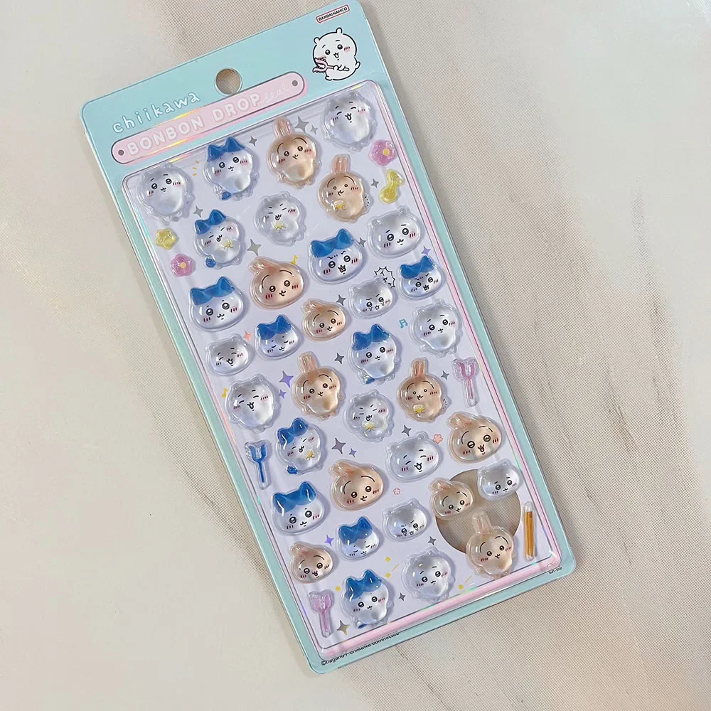 3D Niedliche 1/4 Stück Kristall-Aufkleber Chiikawa Usagi Handyhüllen-Dekoration Nagel-DIY-Dekorationsaufkleber für Notebook Laptop Wasserdicht – Detail 12