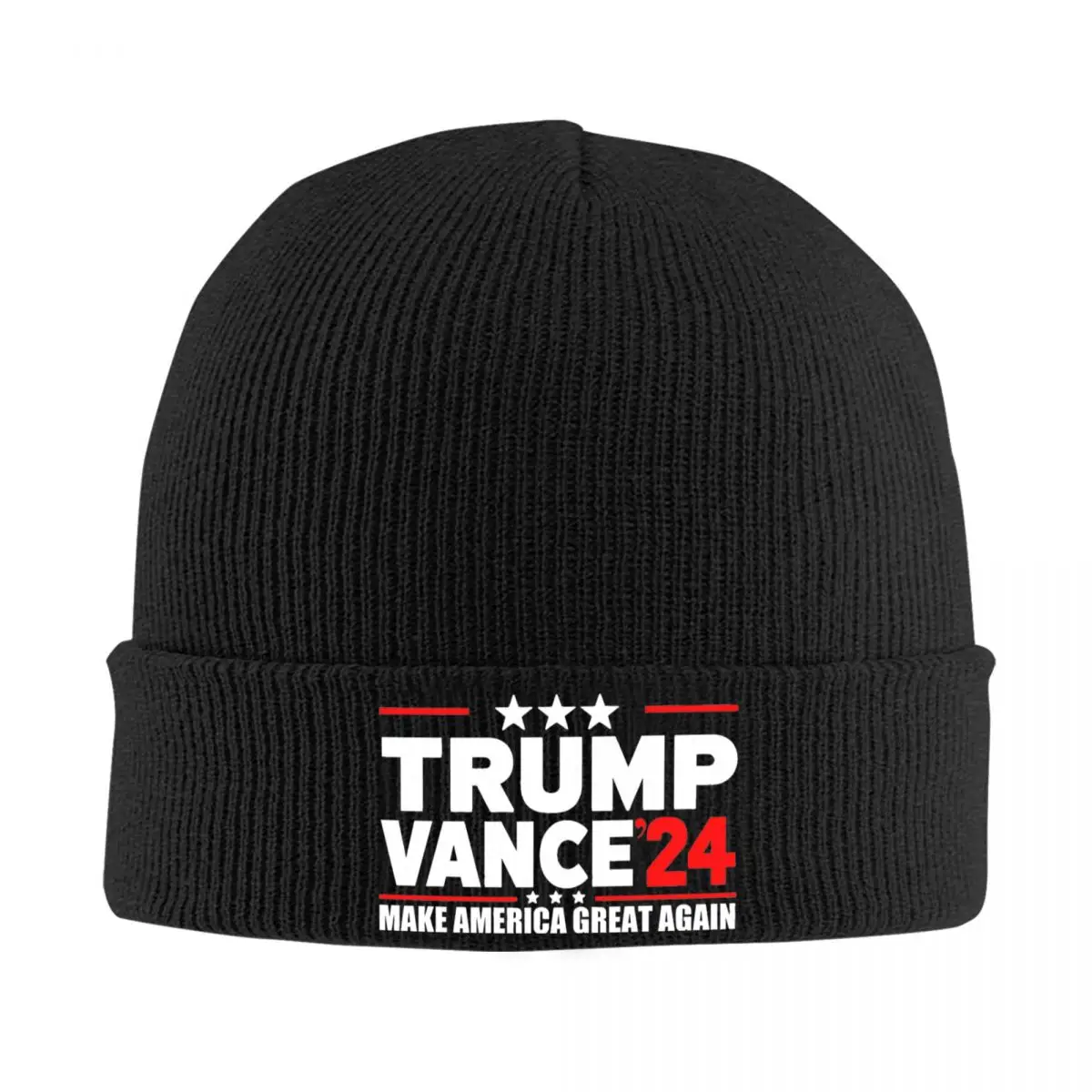 Trump Vance 2024 Knitted Hat Beanies Winter Hat Warm Street President Election Vote Trump Shot Cap Men Women Gift