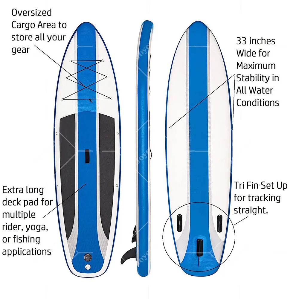 Ensemble de planche à pagaie double Sup Stand Up, sports nautiques, plage