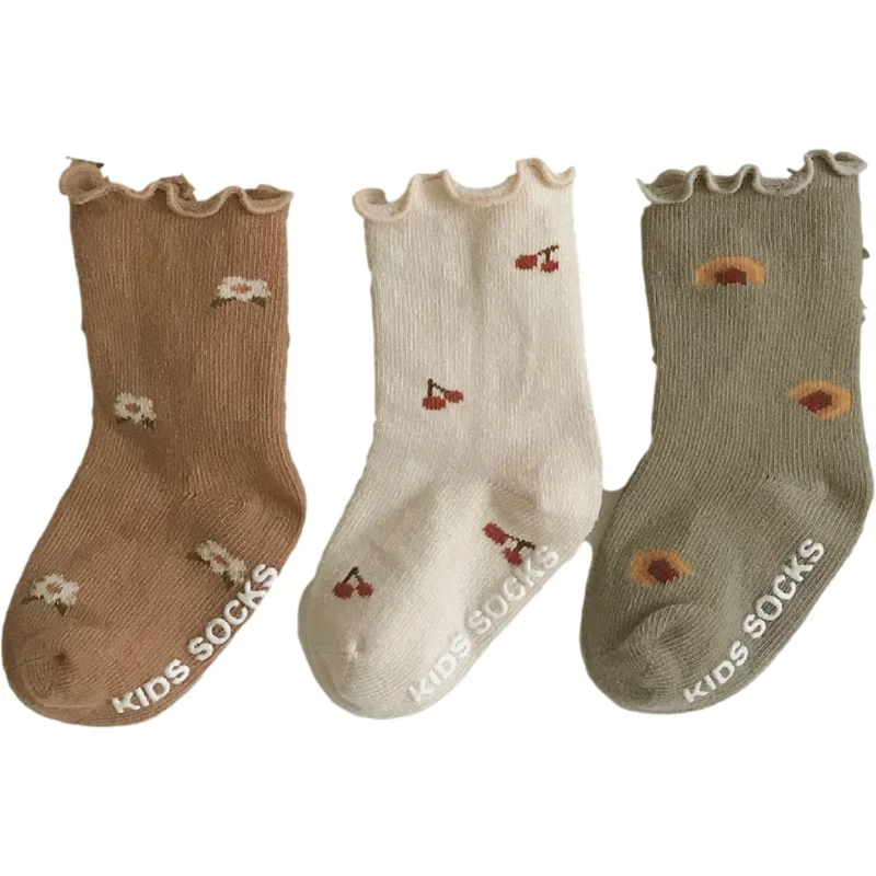 

HoneyCherry Baby Non-slip Floor Socks Girl Baby Cotton Sock Cheap Stuff