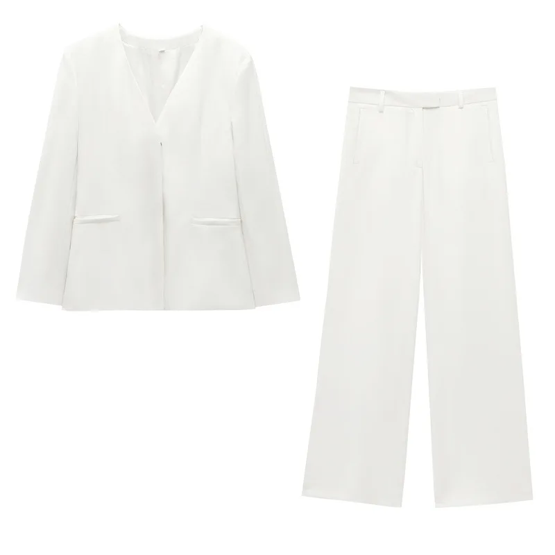 

Women's Slim Fit Blazer Casual Pants Fashion Suit