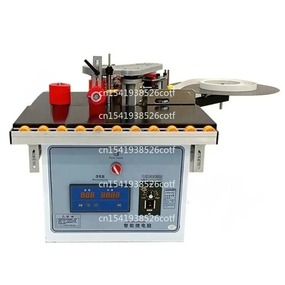 Portable 220V Double Side Gluing Woodworking Banding Machine Edge Bander for Wood Based Panels Machinery