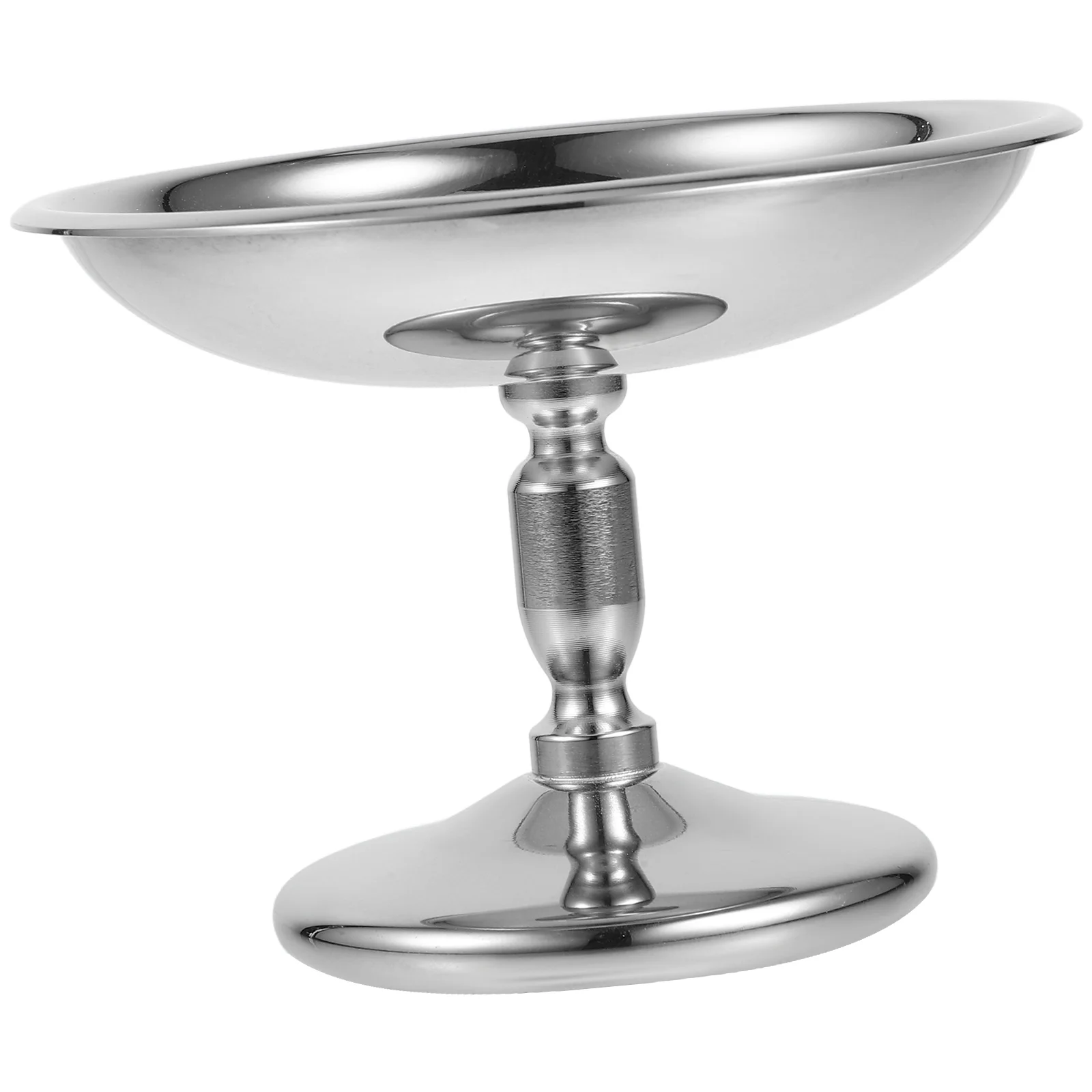 

Stainless Steel Dessert Cup High Base Ice Cream Bowl Fruit Salad Yogurt Container Exquisite Pudding Serving Dish Thick