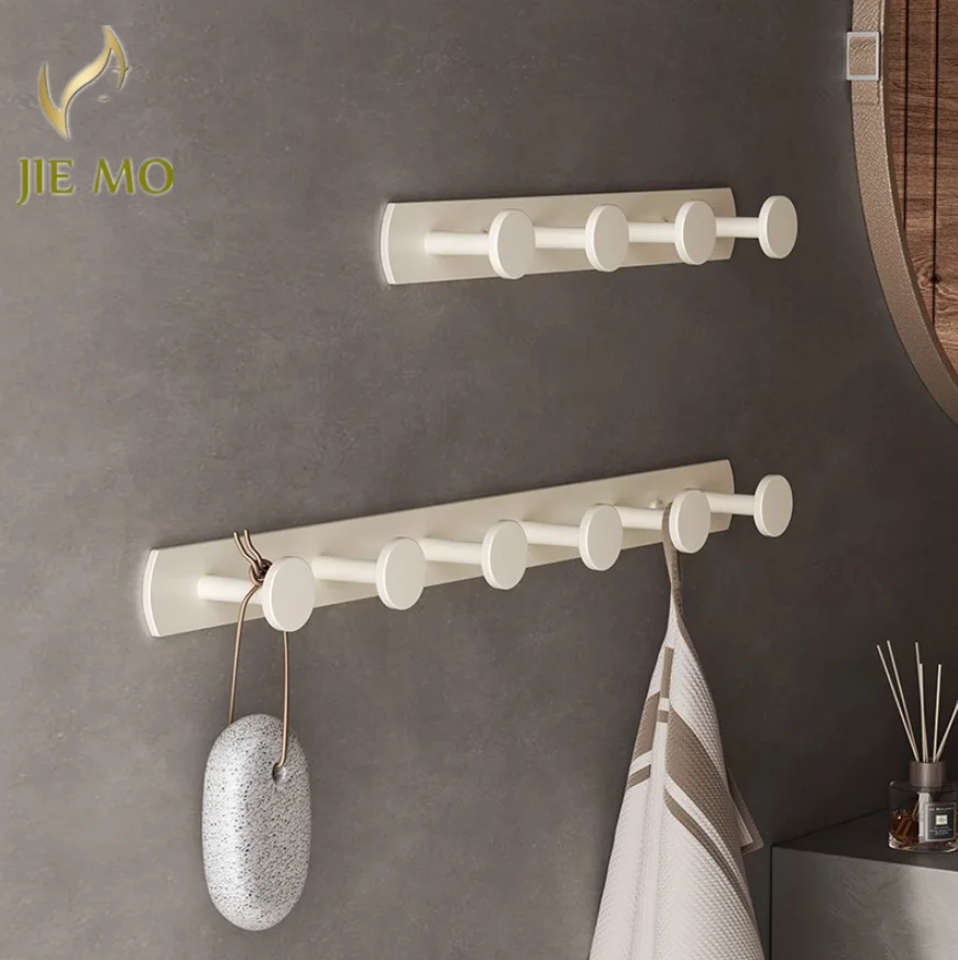 Cream air all copper coat hook entrance door solid milk white hook no punch wall hanging hook coat hook