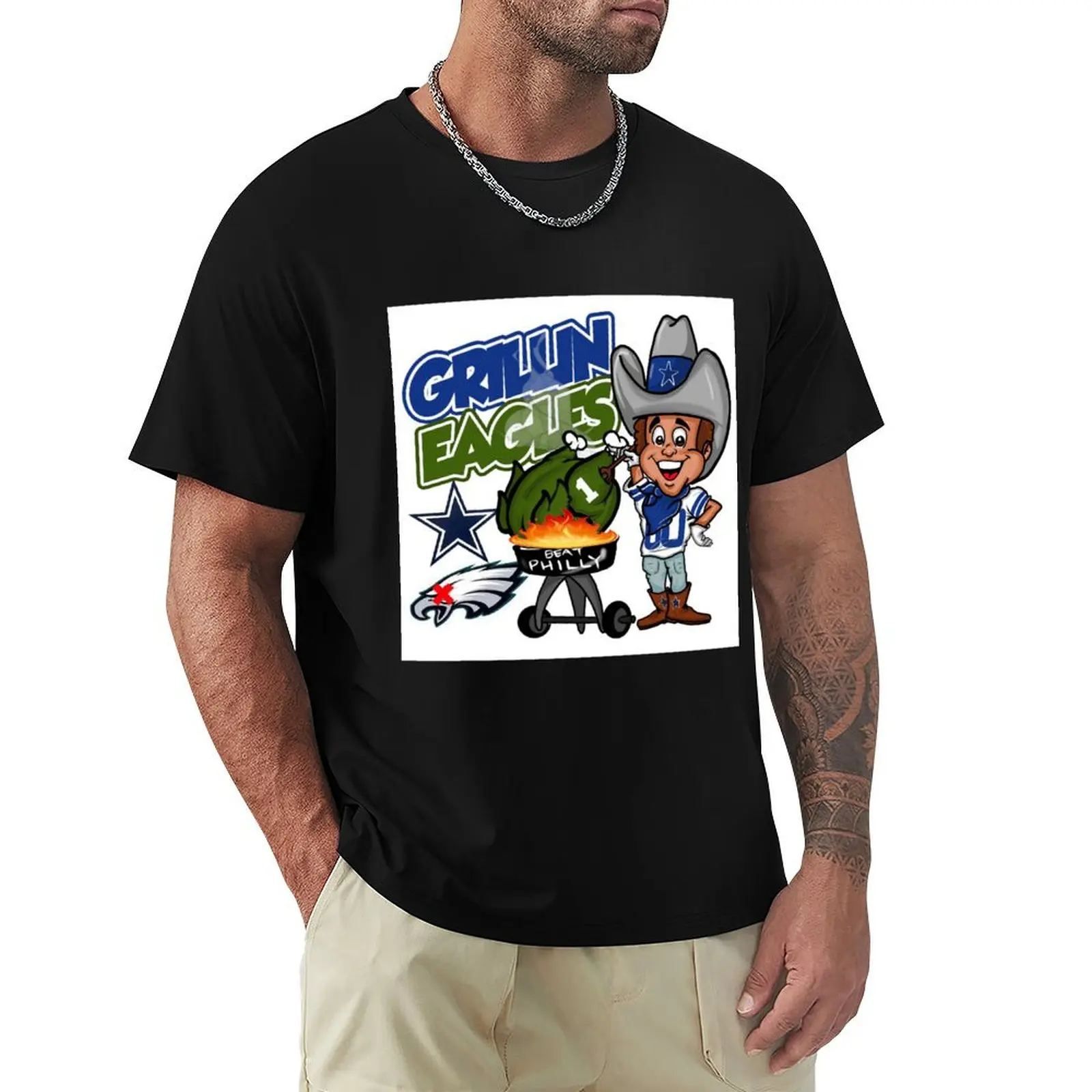 

grillin eagles T-Shirt Anime t-shirt custom t shirt shirts graphic tee t shirts for men