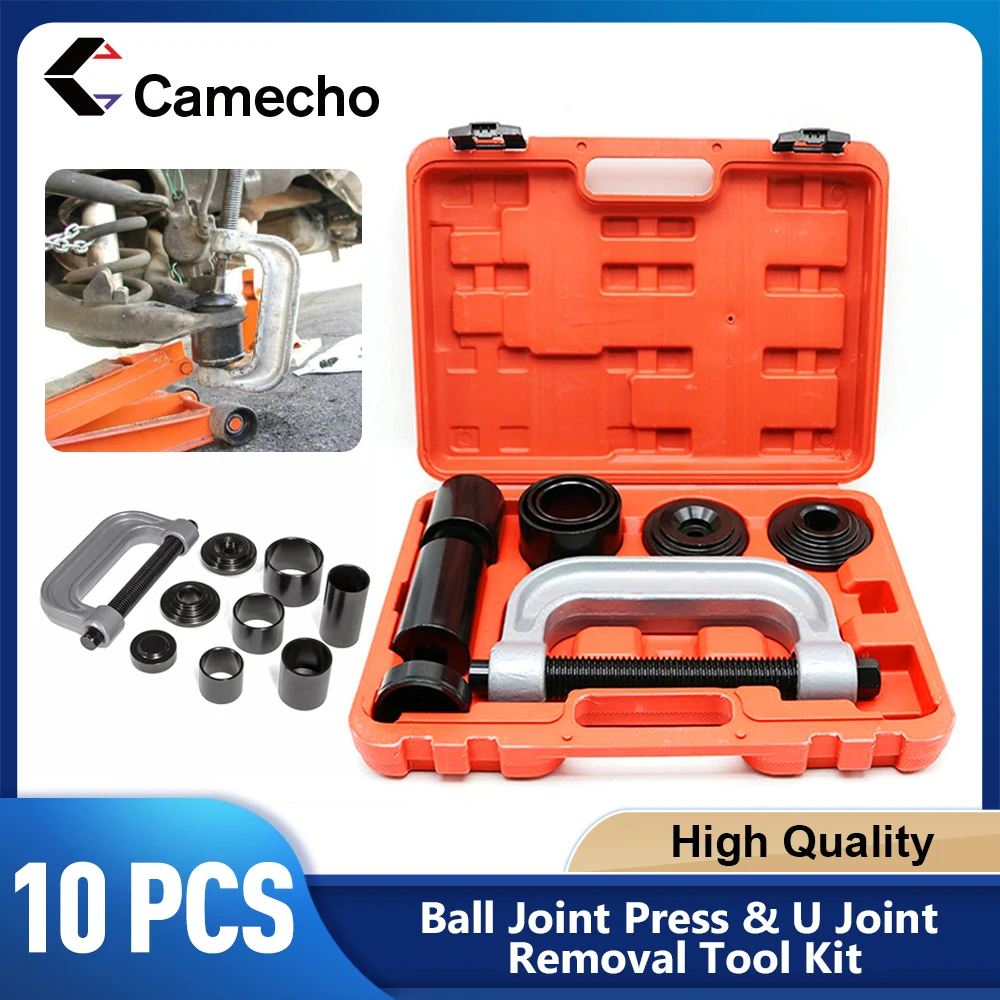 Camecho 4-in-1-Kugelgelenk-Service-Werkzeugsatz C Frame Press 2WD & 4WD Fahrzeuge LKW Bremsanker Pin Remover Installer
