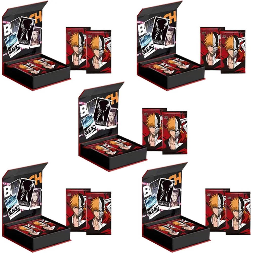 Wholesale Bleach Collectible Cards Full Set Original  Cards A Case Anime Characters Sosuke Bluedye Games Card Box Children Gift