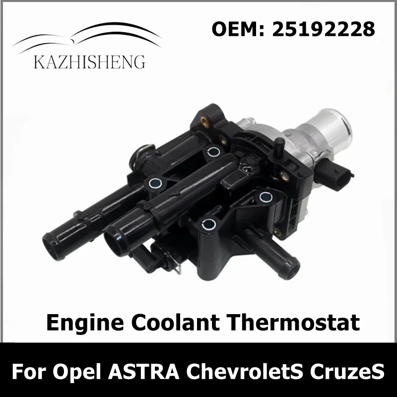 25192228 Car Plastic Engine Coolant Thermostat Housing for Opel ASTRA ChevroletS CruzeS SonicS TraxS 1.8 1.6L