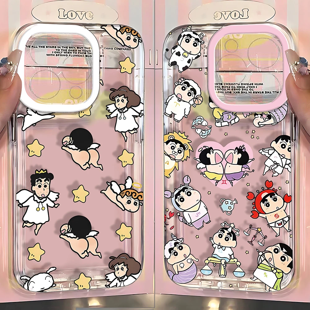 Cartoon Shins chans Phone Case For Samsung Galaxy A37 A57 A16 A17 A36 A26 A56 A55 A35 A25 A15 A05s A54 A24 A14 A06 A05 A13 4G 5G