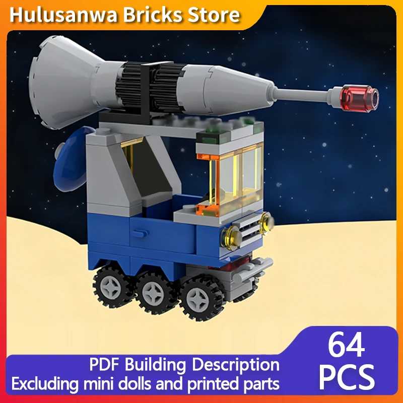 

Space Rocket Box Car Model MOC Building Bricks War Equipment Modular Technology Gifts Holiday Assemble Children Toys Suit
