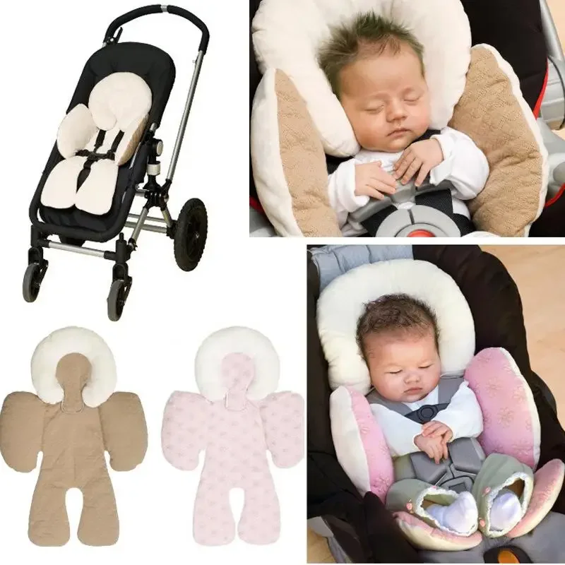 

Kid Stroller Double Sided Cushion Baby Boy Girl Car Seat Pad Cushion Head Body Pillow Support Outlet Children Accessories