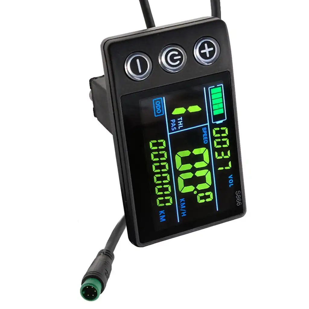 

Электронный спидометр-одометр Nulkomma для электровелосипедов 24В 36В 48В с цветным дисплеем и подсветкой