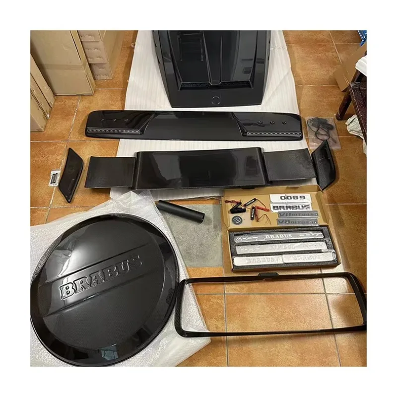 

Auto Parts Spare Wheel Tire Cover Spoiler Modified Painted Rear Wing Body Kit for G800 Kit