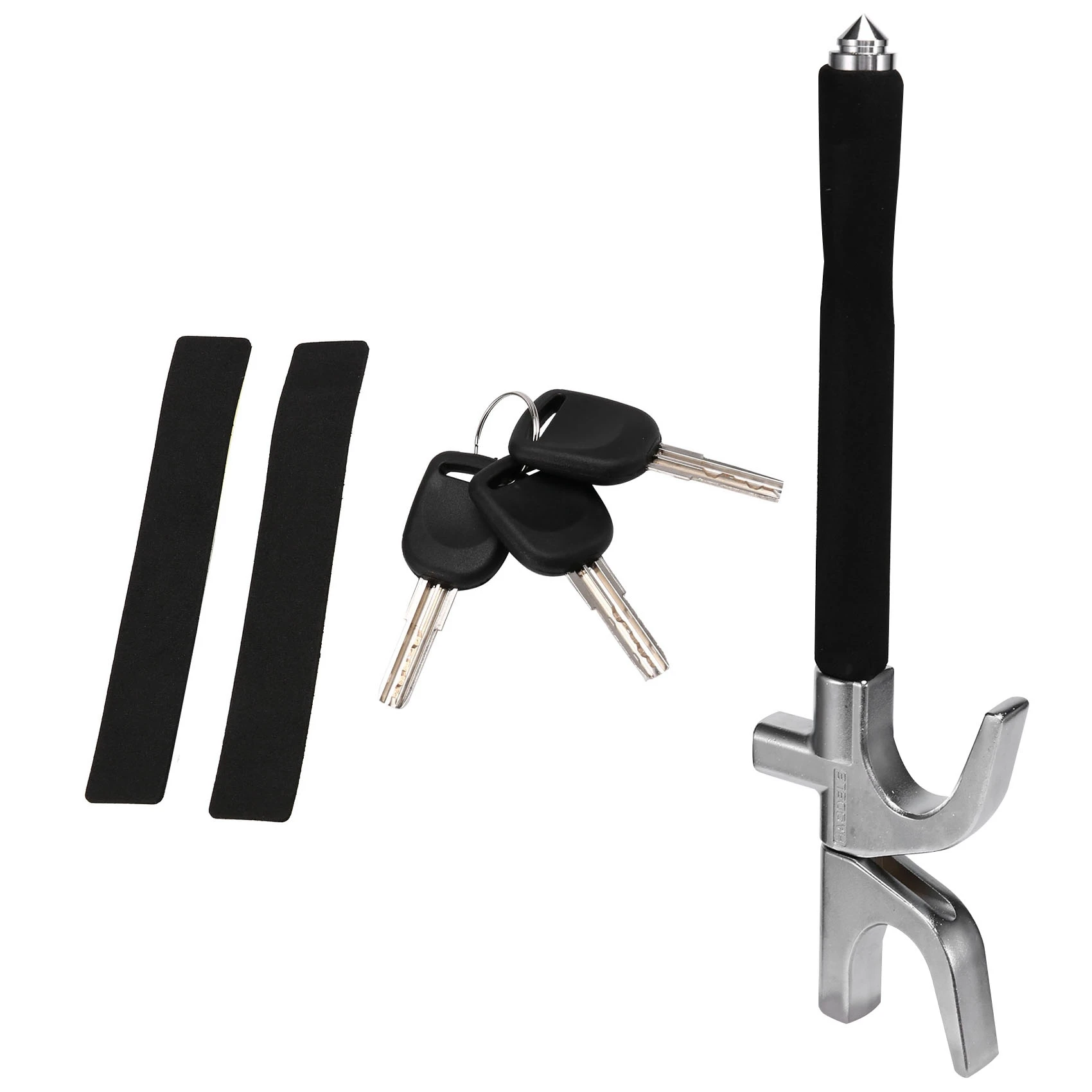 MLGB-Adjustable Car Steering Wheel Lock Anti Theft Safety Lock With Safety Hammer Universal Simple Installation