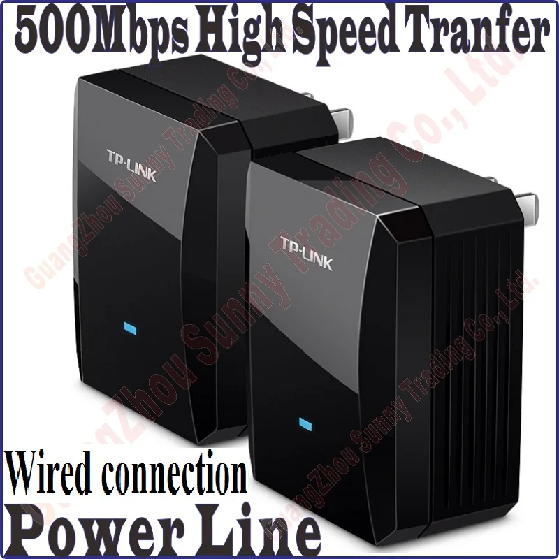 Plug&Play, TP-LINK AV500 Ethernet Powerline Adapter, up to 500Mbps, Ethernet Network Adaptor,  Start Kit, HomePlug AV Adapters