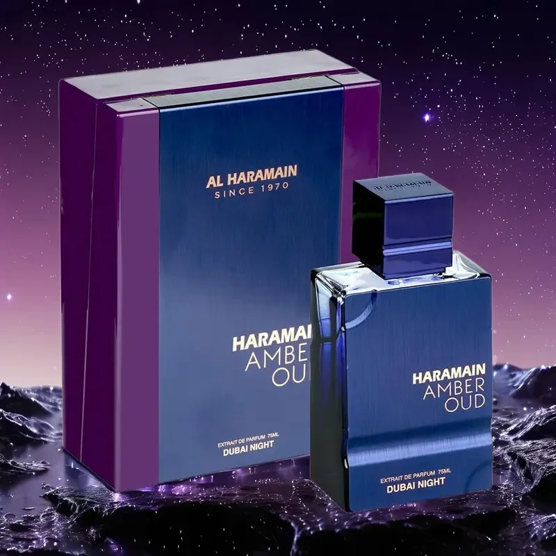 

Al Haramain Amber Oud Dubai Night — мужская и женская вода Gulong — бергамот, фасоль — мужские и женские прочные духи — 2,5 унции