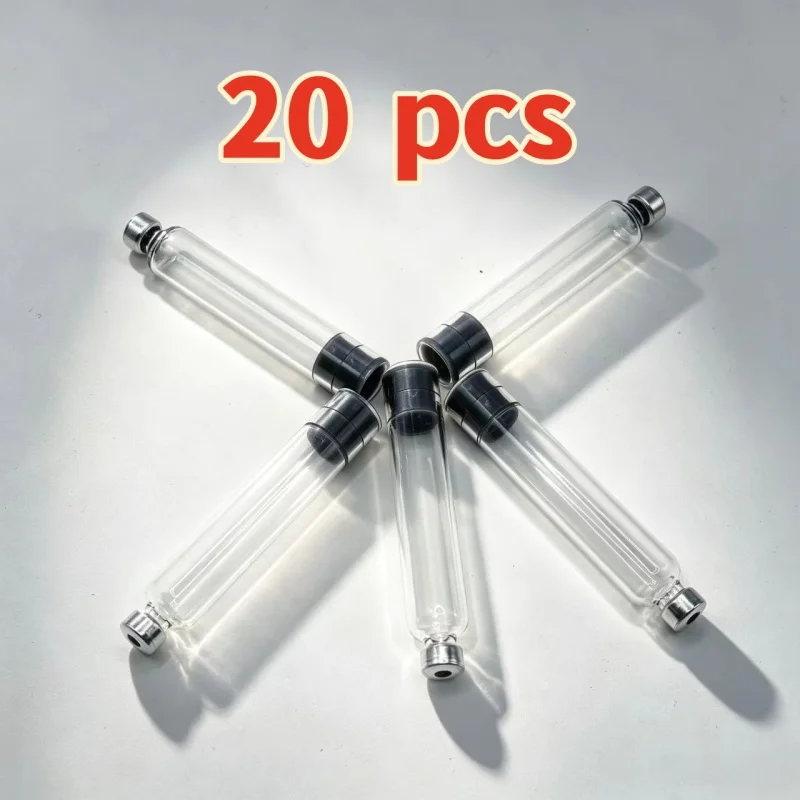 20Pcs 3ml Empty Glass Cartridges with Smooth Plunger, Universal Fit for Insulin Pen Cosmetic Liquids Bulk