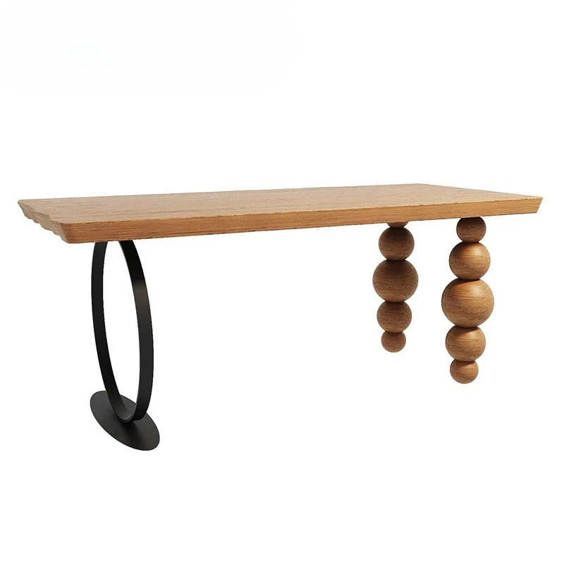

Hotel restaurant special solid wood dining table, thickened wear-resistant and scratch-proof