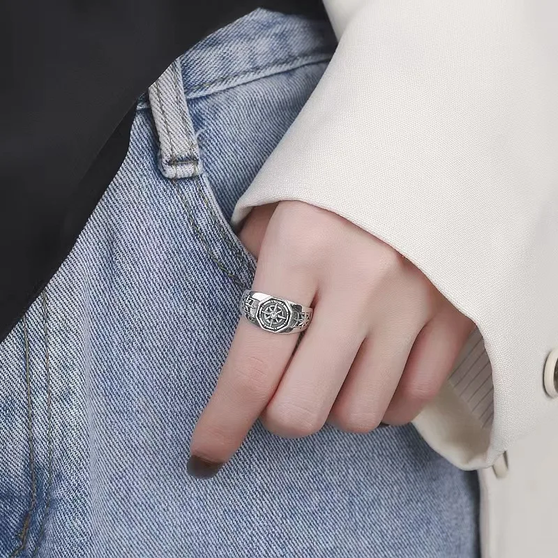 Neuer 925 Sterling Silber Ring Hip-Hop Vintage für Damen Hochzeitsschmuck Verlobungs-Charm Mode Hochwertige Party-Geschenke Ring – Detail 6