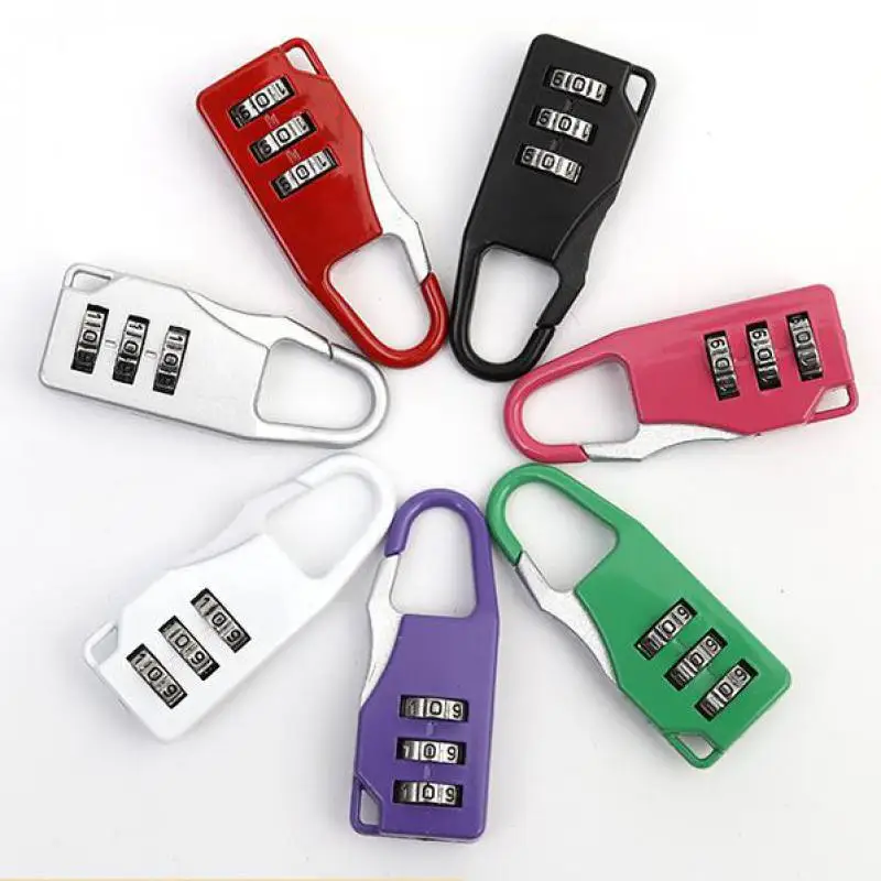 

Zinc Alloy Mini Password Lock Luggage Bag Password Lock Cabinet Lock Color Password Lock Anti-theft Lock Card Holder Travel Lock