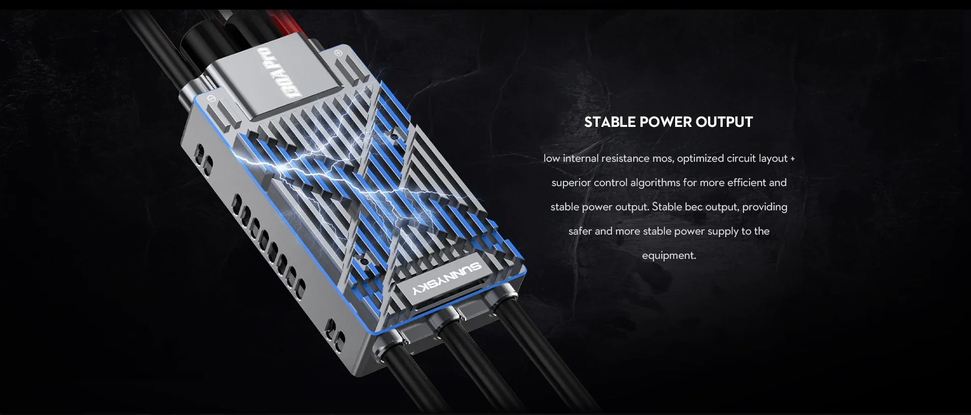 สินค้ามาใหม่ Sunnysky X130A PRO 6-14S ตัวควบคุมความเร็วแบบไร้แปรงสำหรับเฮลิคอปเตอร์