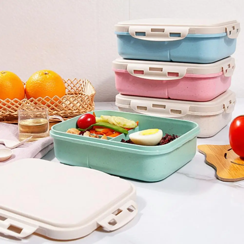 Bento Container BPA-Free Food Container Microwave Safe Food-holder  Convenient Bento School Kids Lunch Box