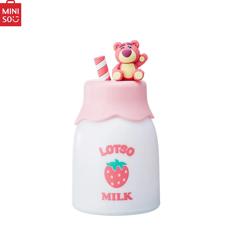 

MINISO Disney Furry Season Collection Strawberry Bear Stitch Three Eyes Strawberry Milk Night Bedside Bedroom Sleeping