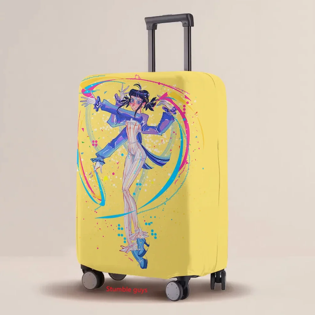 Custodia protettiva per bagagli in cartone animato Kpop Demon Hunters Custodia elastica per valigia Elementi essenziali da viaggio ​