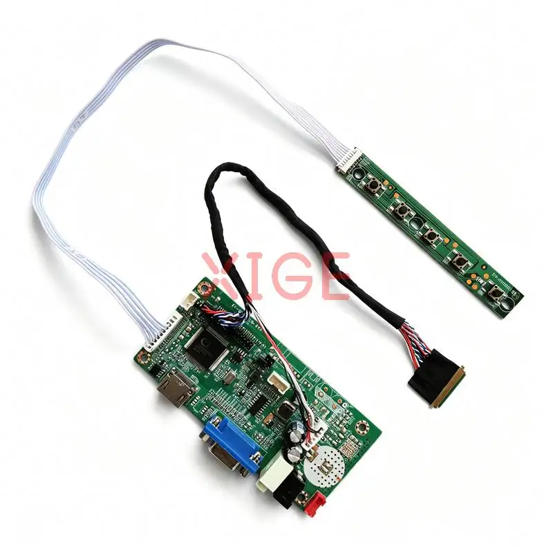 

For N101L6 N101LGE LTN101NT02 HT101WSB Controller Drive Board DIY Kit LVDS-40Pin HDMI+VGA 1024*600 Laptop Monitor Panel 1024x600