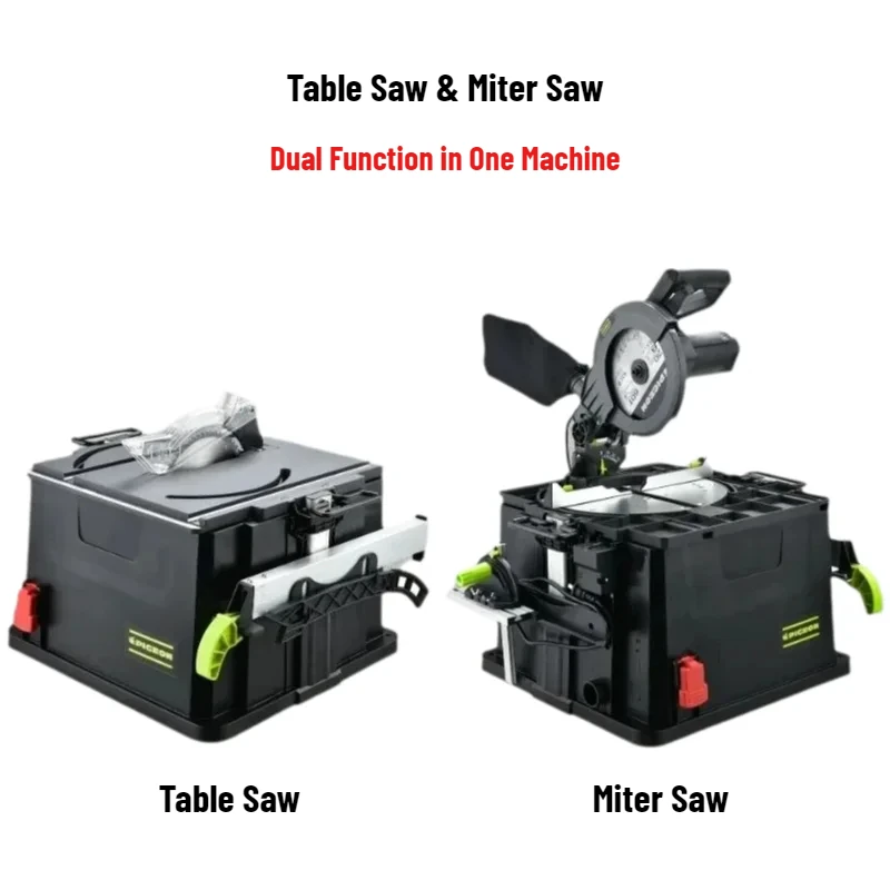 8-inch Flip Saw High-precision Multi-functional Cutting Machine 45mm Miter Saw Small Aluminum Woodworking Angle Saw