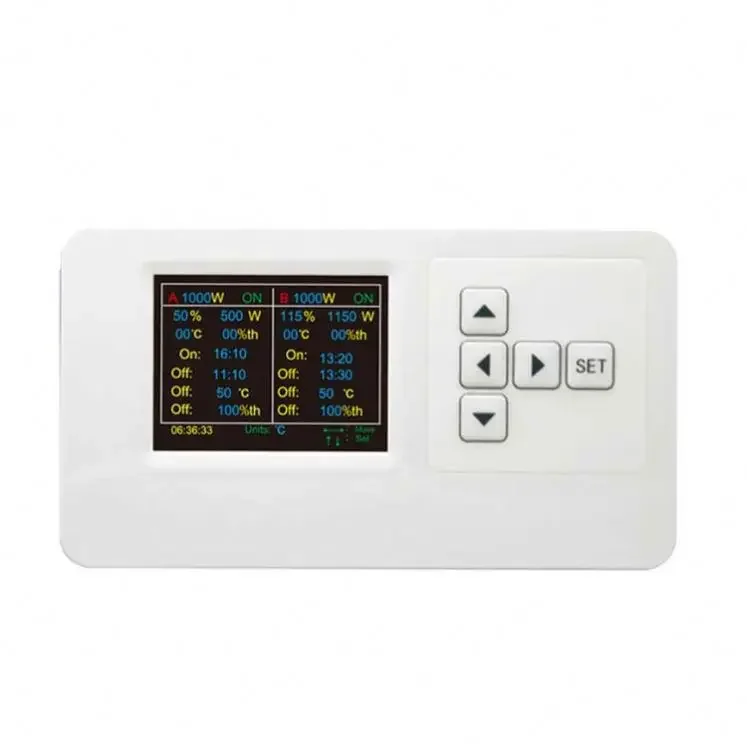 

Hydroponics Lighting Master Controller with Temperature Sensor Grow Light Dimmer