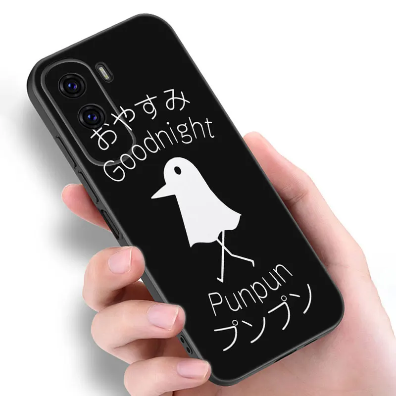 Goodnight Punpun Black Phone Case For Honor 70 90 200 Magic 4 5 6 Lite X5 X6A Plus X6S X7A X8A X8B X6 X7 X8 X9 4G X9A X9B 5G