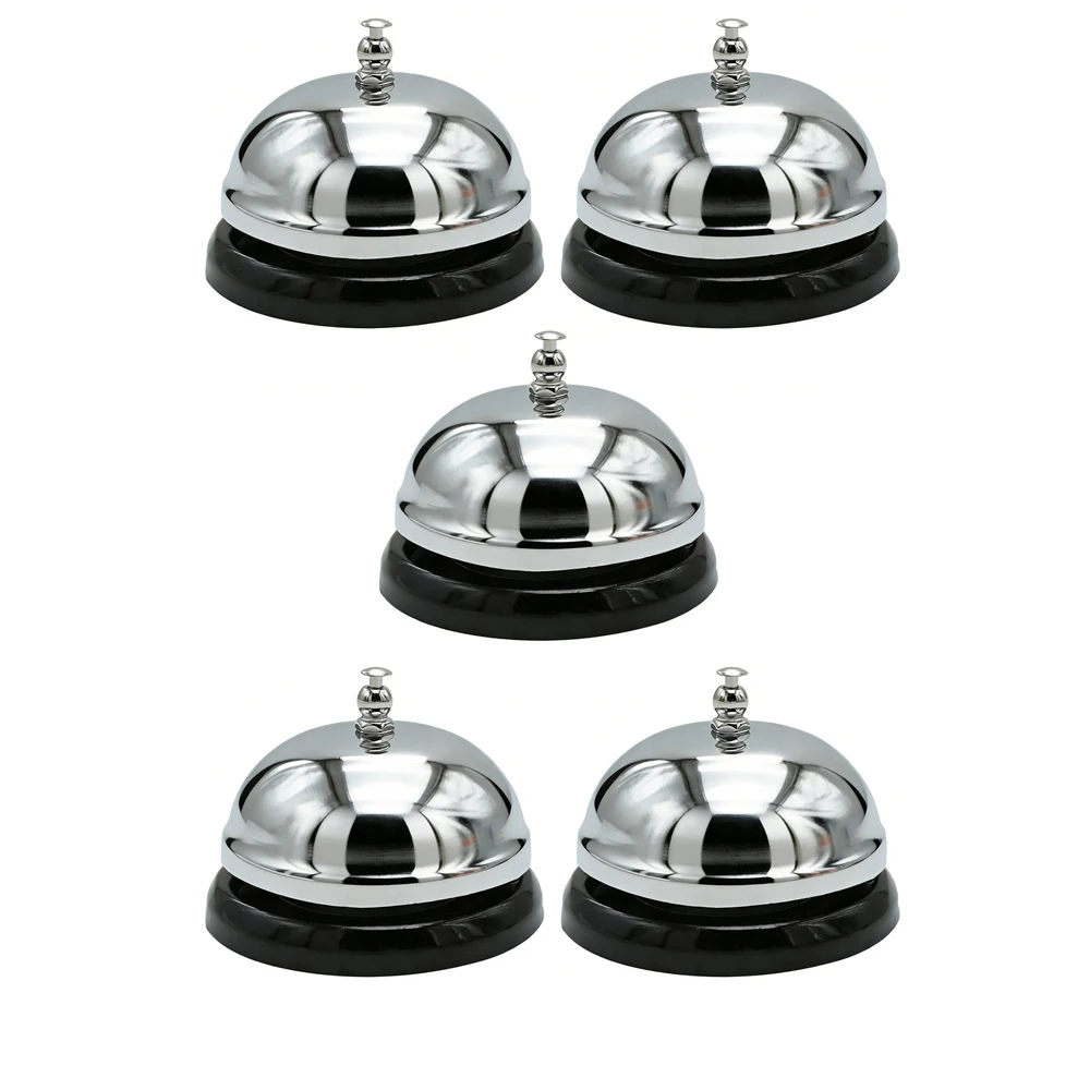 4pcs Stainless Steel For service Bell for Coordinating Food Delivery Between Kitchen and Dining Area in Hospitality Venues