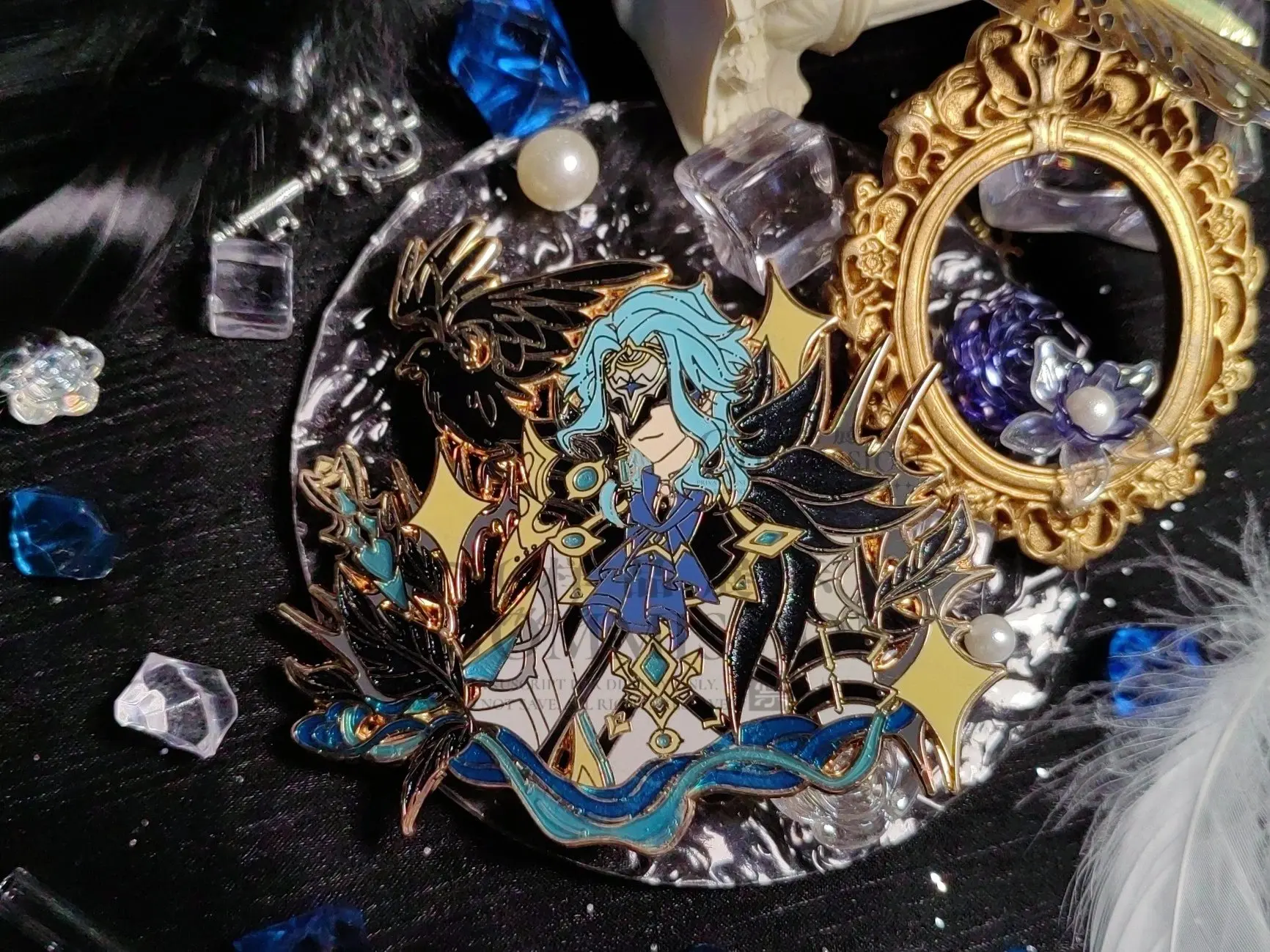 2025 Recién llegado Preventa Genshin Impact Dottore Insignia de metal