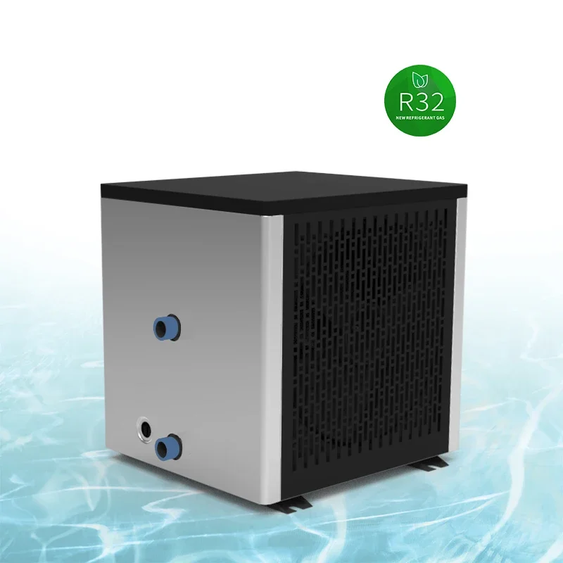 Nature  cheap in ground swimming pool electric heater heat pump vertical 5kw mini pool heater with wifi controller