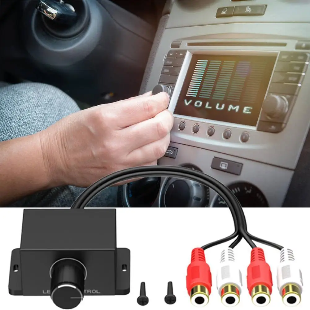 

Car Amplifier Volume Regulator Universal Dash Mount Amplifier Level Control For Volume Adjustment LC1 Car Electronics Acces W8E0