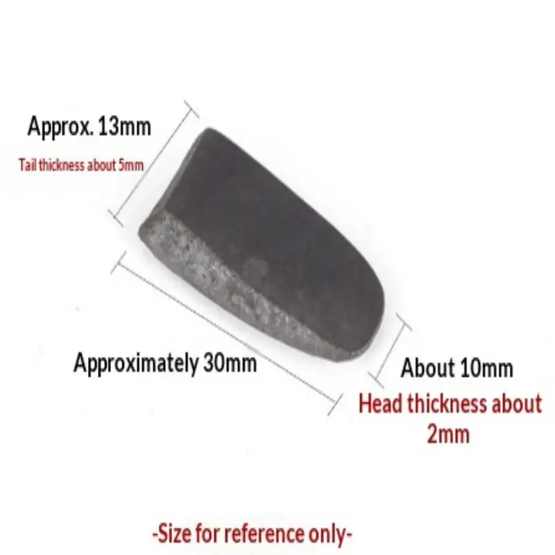 10 Pcs Heavy Duty Iron Pad Forged Wedge For Ax Hammer Handle Fixing Farm Tool Hardware Accessory Accessories Gift
