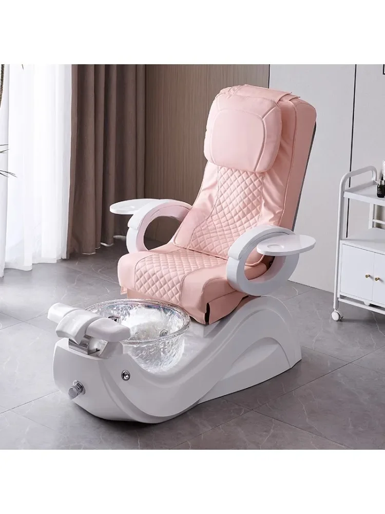 Electric Foot Massage Couch  Bath Spa with Basin Foot-Washing Pedicure Chair Beauty Manicure Repair Footstool