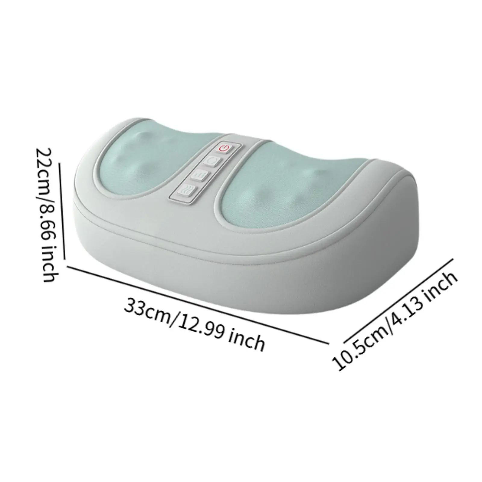 Electric Foot Massager Mini Portable Vibration Kneading Squeeze Legs Infrared Hot Pressing Deep Relaxation Muscles Daily Care