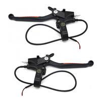 1 Pair Electric Bicycle Brake Lever Aluminium Parking Power Cut Electric Bicycle Left Right Brake Levers Electric Bike Accessory