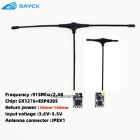 NEW BAYCK ELRS 915MHz / 2.4GHz NANO ExpressLRS Receiver with T type Antenna Support Wifi upgrade for RC FPV Drones Parts
